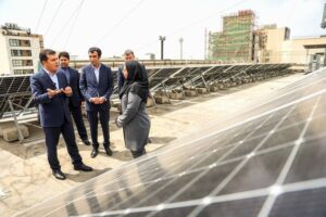 معاونت علمی ریاست جمهوری با راه‌اندازی نیروگاه خورشیدی ۴۰ کیلوواتی پیشگام در استفاده از انرژی‌های پاک شد