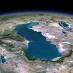 کاهش سطح آب دریای خزر