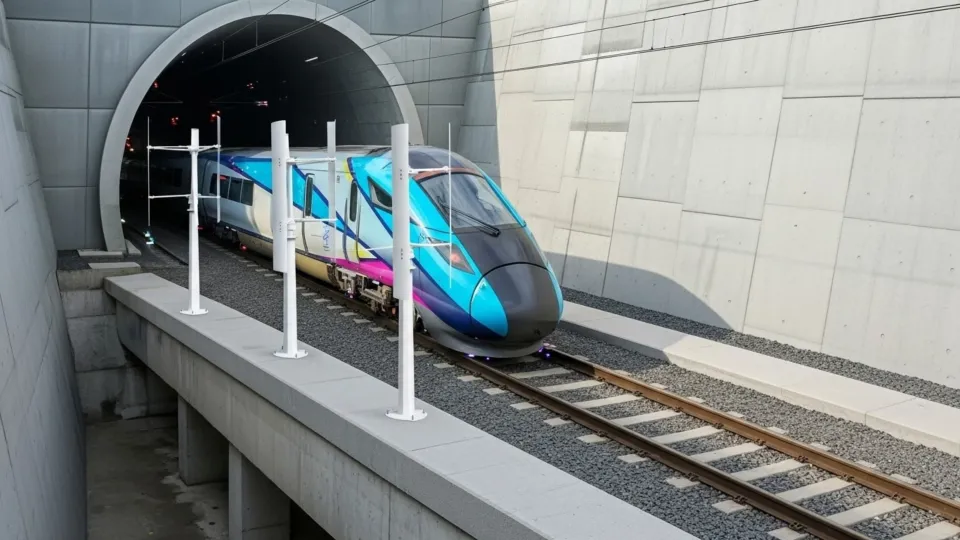 تولید برق از تونلهای راهآهن؛ استفاده از باد ناشی از عبور قطارها برای چرخاندن توربینها