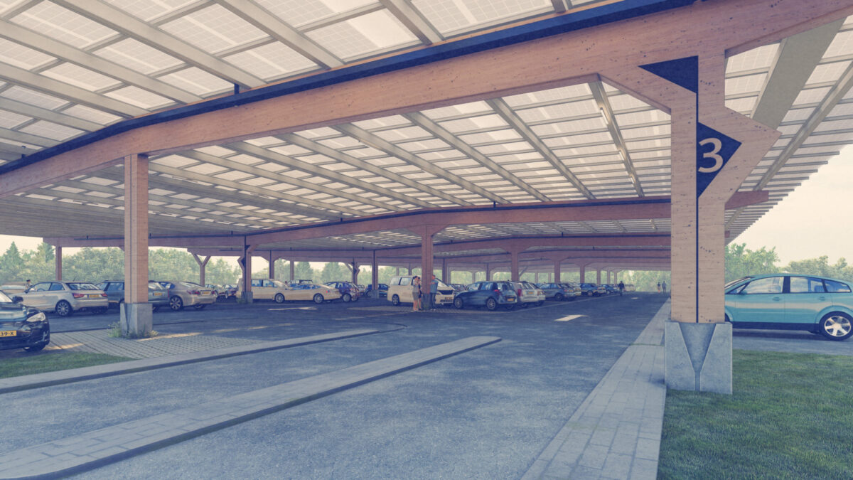 ساخت یکی از بزرگترین پارکینگهای خورشیدی در هلند