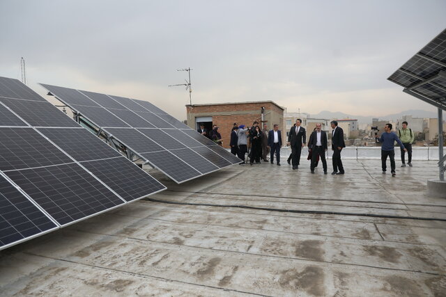 اولین مدرسه مجهز به نیروگاه خورشیدی در تهران افتتاح شد
