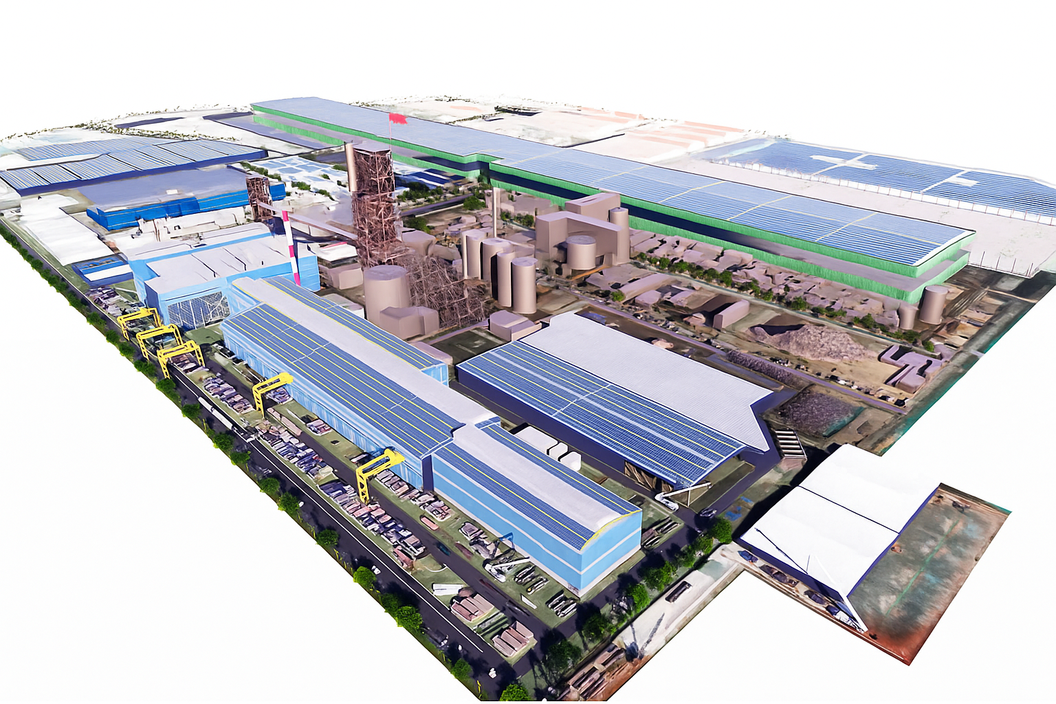 بزرگترین نیروگاه خورشیدی پشتبامی جهان