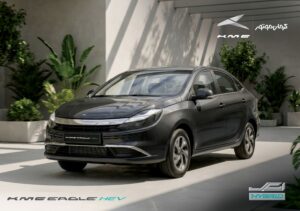 کی‌ام‌سی ایگل هیبرید؛ سدان هیبرید ملی کرمان موتور رونمایی شد