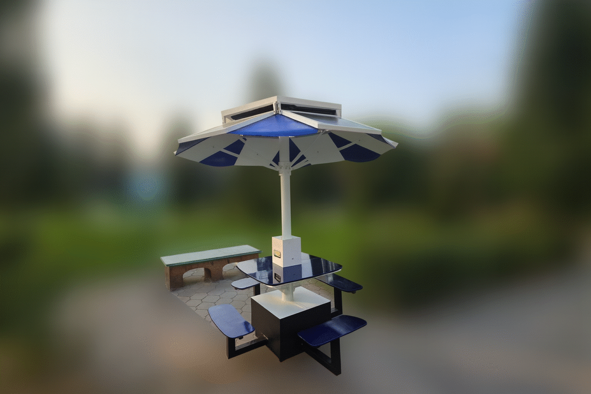 ساخت نیمکت خورشیدی در دانشگاه نوشیروانی بابل