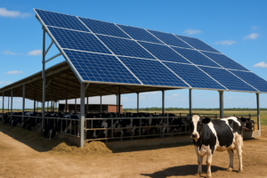 اولین دامپروری مجهز به نیروگاه خورشیدی در ایران، در بابل کلید خورد