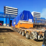 توربین و ژنراتور واحد گازی 183 مگاواتی جدید نیروگاه نکا وارد سایت شد