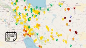 کیفیت هوای امروز: شاخص آلودگی هوا در استان‌های مختلف کشور (به‌روزرسانی 2 اسفندماه)