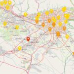 شاخص آلودگی هوای استان تهران
