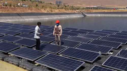 نیروگاه خورشیدی شناور مهاباد